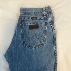 Wrangler Blue Denim Jeans kids bootcut